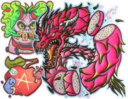 Fruits And Veggies Sticker Collection collection artwork